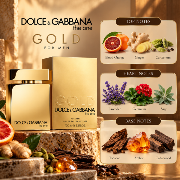 The One Gold For Men Dolce & Gabbana Tester Perfume – 100ml