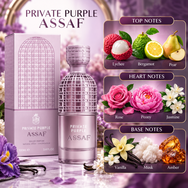 Private Purple Assaf Tester Perfume – 200ml