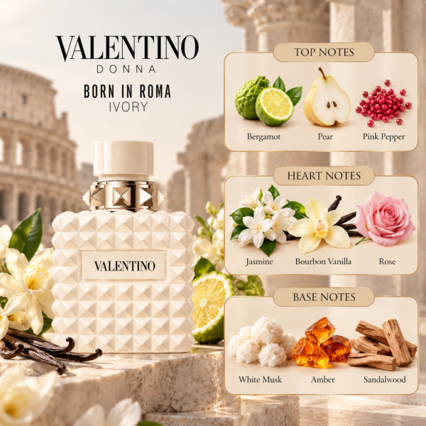 Valentino Donna Born in Roma Ivory Tester Perfume – 100ml